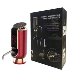 Electric Wine Dispensor, Aerator with Vacuum Saver