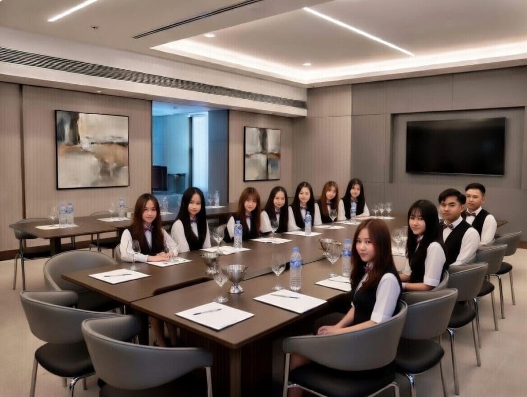 การฝึกอบรมไวน์ HORECA ในโรงแรม 5 ดาว กรุงเทพฯ