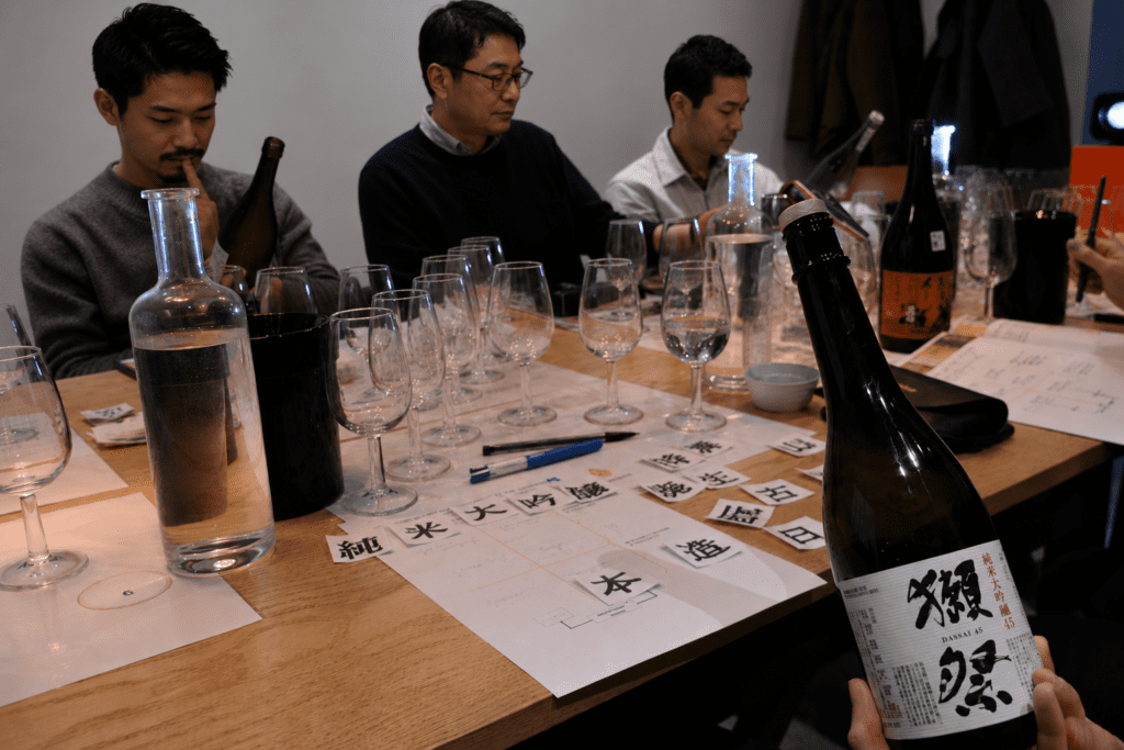 WSA Bangkok sake professional training for HORECA — F&B team learning sake grades, rice polishing ratios and food pairing in a 1-day program