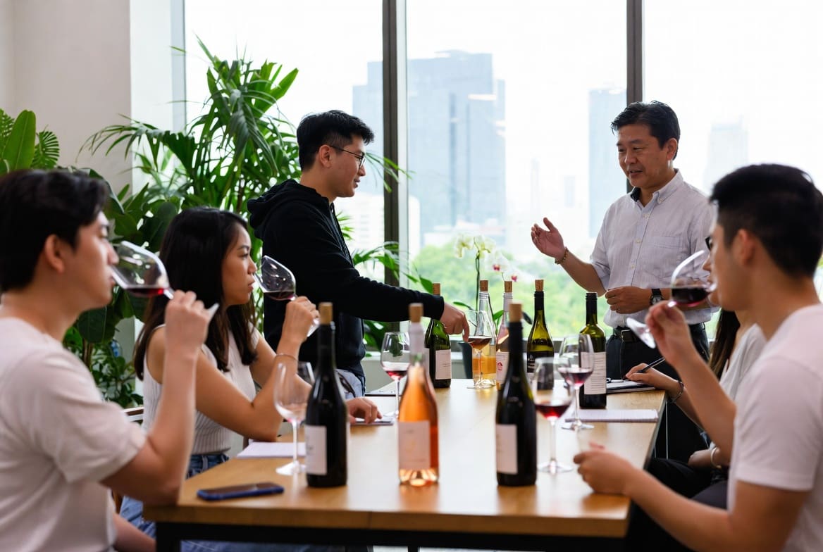 ไวน์ธรรมชาติและออร์แกนิกในกรุงเทพฯ 2026 – ชั้นเรียนชิมไวน์ที่เน้น low intervention wines ที่ Wine & Spirit Academy
