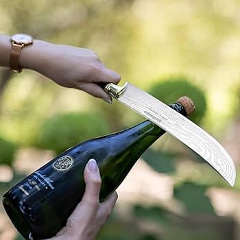 Sabrage Champagne method