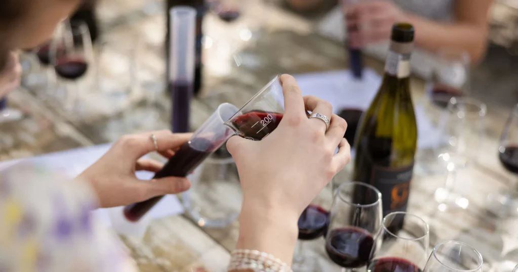 Wine tasting & blending workshop WSA bangkok
