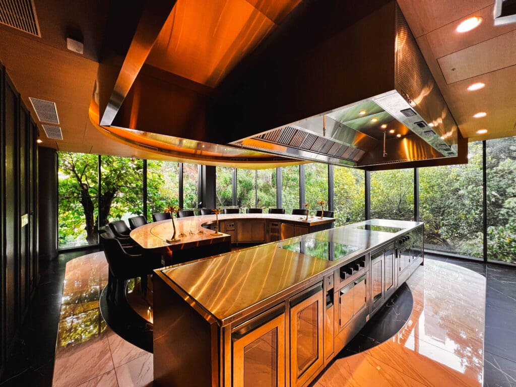 Chef's Table venue where students learn wine and restaurant immersion during their Culinary Arts Diploma programs